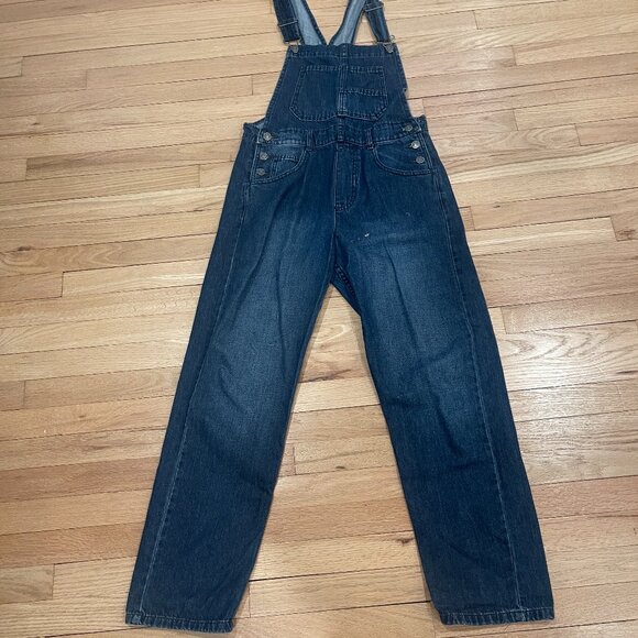 015 We The Free Ziggy Straight Leg Denim Bib Overalls NWOT Size XS - Picture 8 of 10